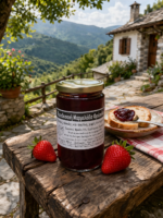 Μαρμελάδα φράουλα 330γρ - Παραδοσιακή ελληνική μαρμελάδα Πηλίου - Image 2